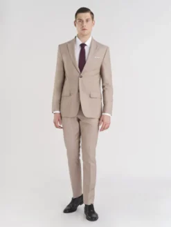 Pako Lorente Marynarka P24SP-3G-010 Beżowy Slim Fit