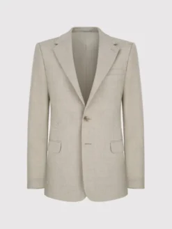Pako Lorente Marynarka P25SP-3G-039 Beżowy Slim Fit