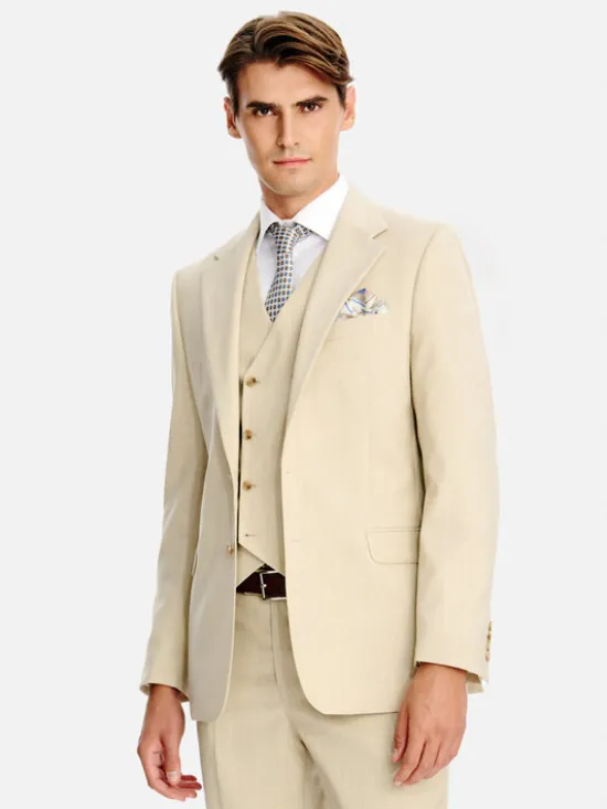 Pako Lorente Marynarka P26SP-3G-022 Beżowy Slim Fit