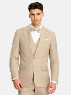 Pako Lorente Marynarka P26SP-3G-002 Beżowy Slim Fit