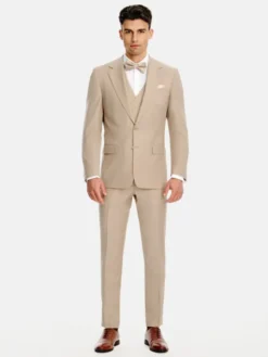 Pako Lorente Marynarka P26SP-3G-002 Beżowy Slim Fit