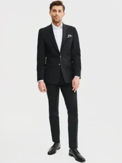 Pako Lorente Marynarka P25SP-3G-029 Czarny Slim Fit