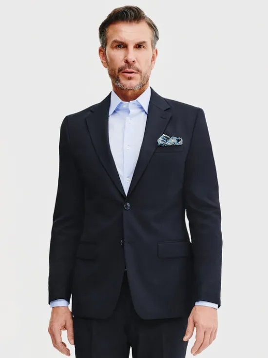 Pako Lorente Marynarka P25SP-3G-014 Granatowy Super Slim Fit