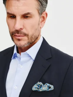 Pako Lorente Marynarka P25SP-3G-014 Granatowy Super Slim Fit