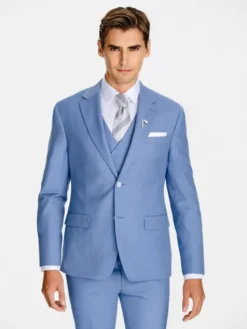 Pako Lorente Marynarka P26SP-3G-003 Niebieski Slim Fit