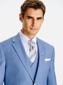 Pako Lorente Marynarka P26SP-3G-003 Niebieski Slim Fit