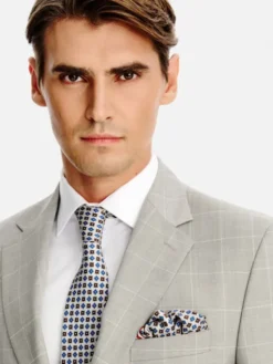 Pako Lorente Marynarka P26SP-3G-026 Szary Slim Fit
