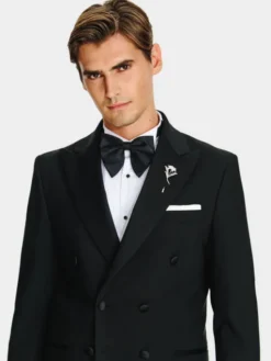 Pako Lorente Marynarka P26SP-3S-001 Czarny Slim Fit