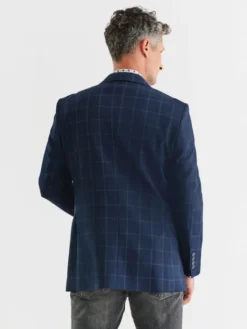 Pako Lorente Marynarka P23WF-3G-002 Granatowy Slim Fit