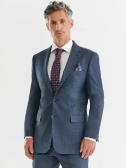 Pako Lorente Marynarka P23WF-3G-004 Granatowy Slim Fit