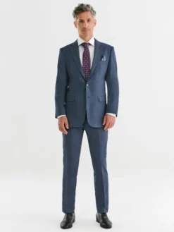 Pako Lorente Marynarka P23WF-3G-004 Granatowy Slim Fit