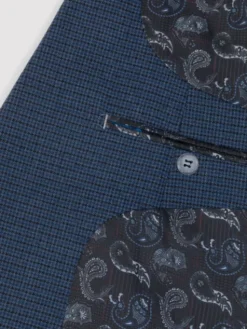 Pako Lorente Marynarka P23WF-3G-004 Granatowy Slim Fit