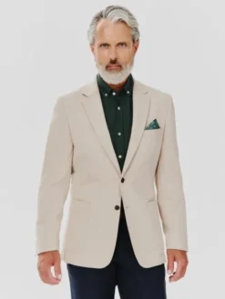 Pako Lorente Marynarka P24WF-3X-001 Beżowy Slim Fit