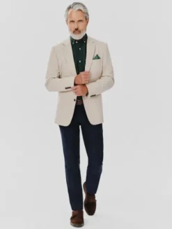 Pako Lorente Marynarka P24WF-3X-001 Beżowy Slim Fit