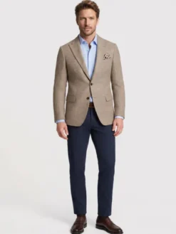 Pako Lorente Marynarka P26WF-3X-002 Beżowy Slim Fit