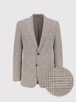 Pako Lorente Marynarka P26WF-3X-002 Beżowy Slim Fit