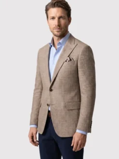 Pako Lorente Marynarka P26WF-3X-002 Beżowy Slim Fit