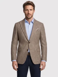 Pako Lorente Marynarka P26WF-3X-002 Beżowy Slim Fit