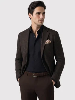 Pako Lorente Marynarka P26WF-3X-013 Brązowy Slim Fit