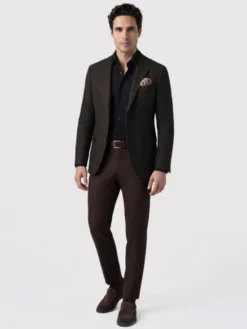 Pako Lorente Marynarka P26WF-3X-013 Brązowy Slim Fit