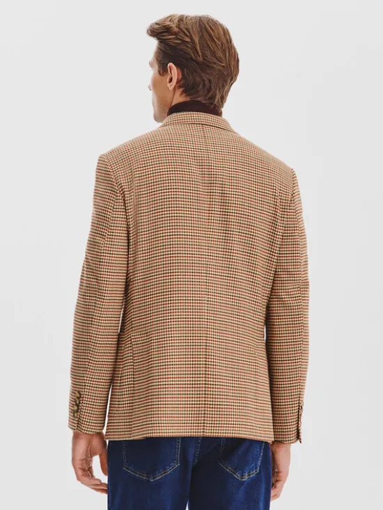 Pako Lorente Marynarka P25WF-3X-027 Brązowy Slim Fit