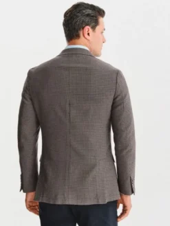 Pako Lorente Marynarka P25WF-3X-006 Brązowy Slim Fit