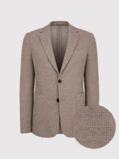 Pako Lorente Marynarka P25WF-3X-020 Brązowy Slim Fit