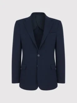 Pako Lorente Marynarka P24WF-3X-028 Granatowy Slim Fit