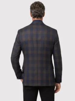 Pako Lorente Marynarka P26WF-3X-015 Granatowy Slim Fit