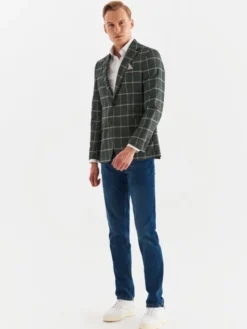 Pako Lorente Marynarka P22WF-3X-006 Zielony Slim Fit