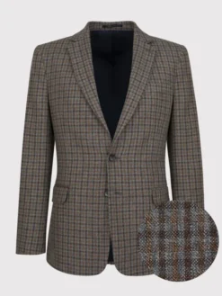Pako Lorente Marynarka P22WP-3X-025 Brązowy Slim Fit