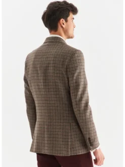 Pako Lorente Marynarka P22WP-3X-025 Brązowy Slim Fit