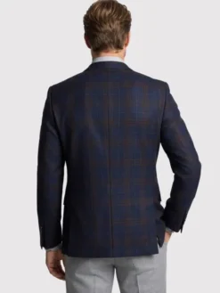 Pako Lorente Marynarka P26WP-3X-007 Granatowy Slim Fit