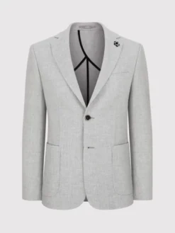 Pako Lorente Marynarka P23WP-3X-010 Szary Slim Fit