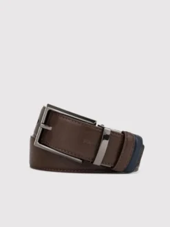 Pako Lorente Pasek Męski P25WF-PX-003 Brązowy
