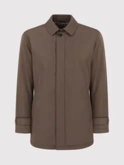 Pako Lorente Płaszcz przejściowy P23WF-7X-010 Brązowy Classic Fit