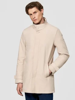Pako Lorente Płaszcz przejściowy P26SF-7X-002 Beżowy Classic Fit