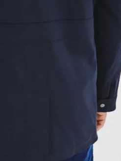 Pako Lorente Płaszcz przejściowy P25WF-7X-008 Granatowy Classic Fit