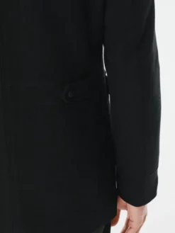 Pako Lorente Płaszcz P24WF-7X-007 Czarny Classic Fit