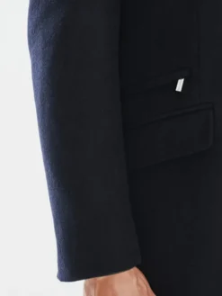 Pako Lorente Płaszcz P24WF-7X-009 Granatowy Classic Fit