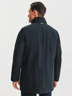 Pako Lorente Płaszcz P25WF-7X-005 Granatowy Classic Fit