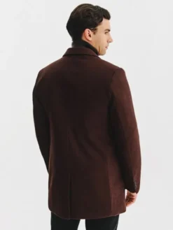 Pako Lorente Płaszcz zimowy P25WF-7X-016 Brązowy Classic Fit