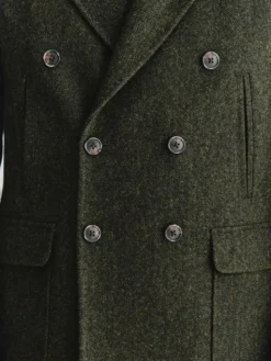 Pako Lorente Płaszcz zimowy P25WP-7X-001 Zielony Classic Fit