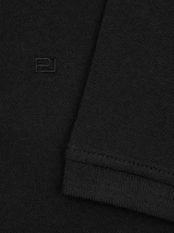 Pako Lorente Polo P26SN-TX-004 Czarny Classic Fit