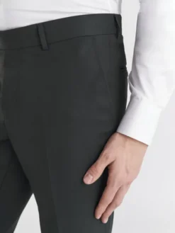 Pako Lorente Spodnie garniturowe P24SF-6G-019 Zielony Slim Fit