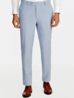 Pako Lorente Spodnie garniturowe P26SF-6G-035 Niebieski Slim Fit