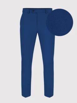 Pako Lorente Spodnie garniturowe P22SF-6G-019 Granatowy Slim Fit
