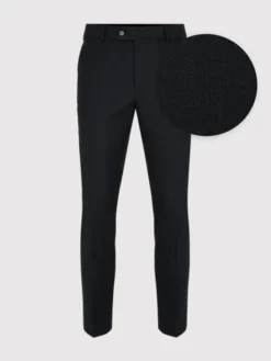 Pako Lorente Spodnie garniturowe P23WP-6G-037 Czarny Slim Fit