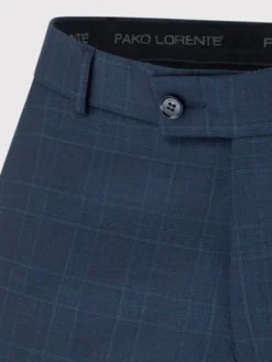 Pako Lorente Spodnie garniturowe P22WP-6G-031 Granatowy Slim Fit