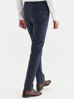 Pako Lorente Spodnie garniturowe P22WP-6G-031 Granatowy Slim Fit